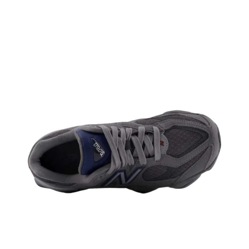 New Balance NB 9060 Anti Slip Wear Resistant Low Top Kids' Running Shoes Gray Teenagers-2