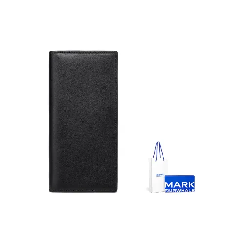 FAIRWHALE Cow Leather Card Holder Wallet Regular Men's Black