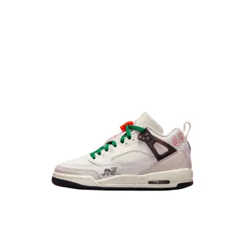 Jordan Spizike Anti Slip Wear Resistant Mid Top Children's Basketball Shoes White Kids'