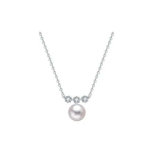 Royal Dragon Mirror Freshwater Pearl Necklaces Women's