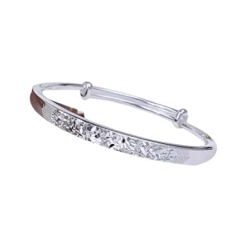 Stone Edge Poly 999 Fine Silver Bangles Women's