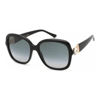 Jimmy Choo Plastic Square Sunglasses Women's Black