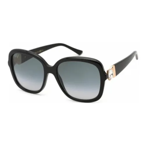 Jimmy Choo Plastic Square Sunglasses Women's Black