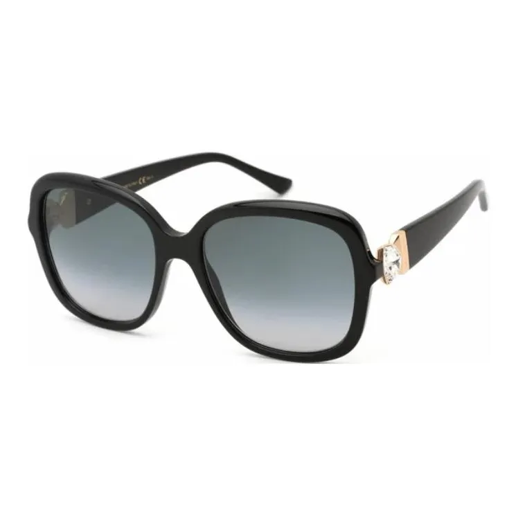 Jimmy Choo Plastic Square Sunglasses Women's Black-0
