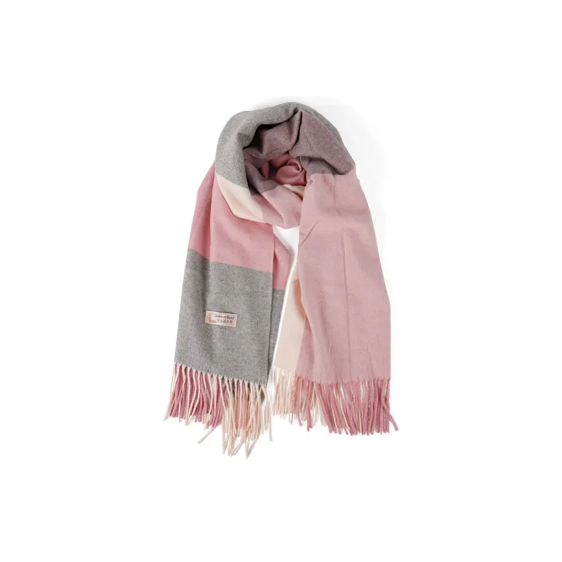 Gold Artist Cashmere Knit Scarves Unisex-2