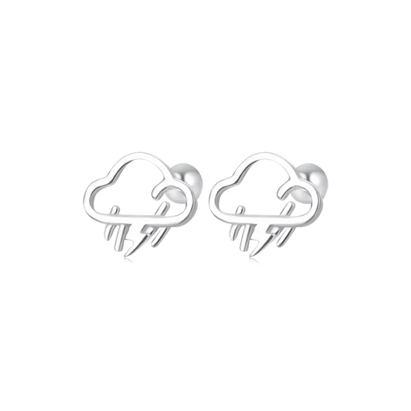 BTOE 999 Fine Silver Stud Earrings Women's-0