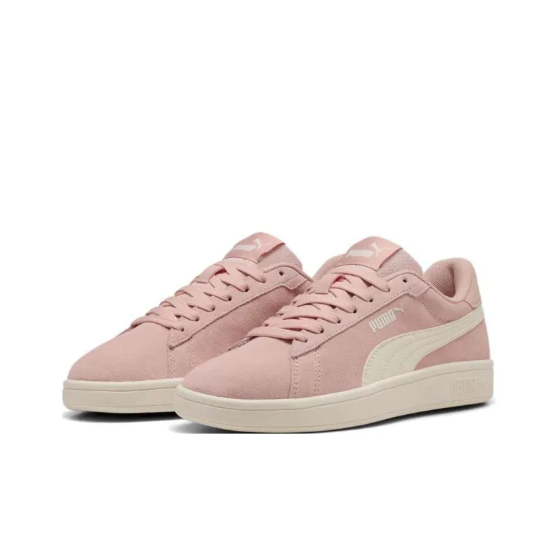 PUMA Smash Anti Slip Wear Resistant Low Top Skateboard Shoes Unisex Pink-1