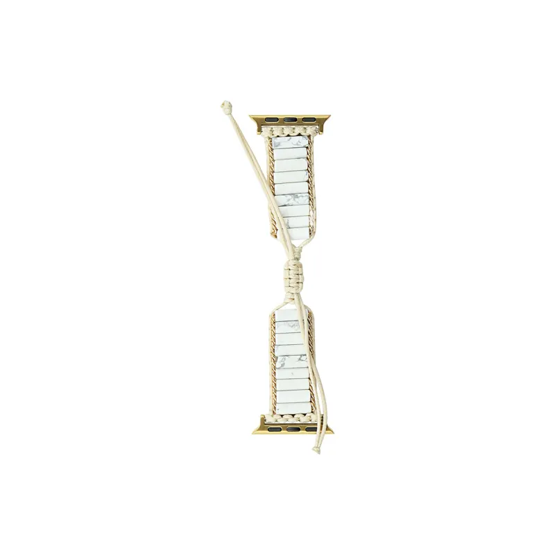 Vobafe Watch Band Apple Compatibility Original Stone Woven Rope Material-4
