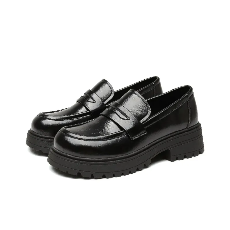 DUSTO Loafers Women's Black/Beige/Coffee-2