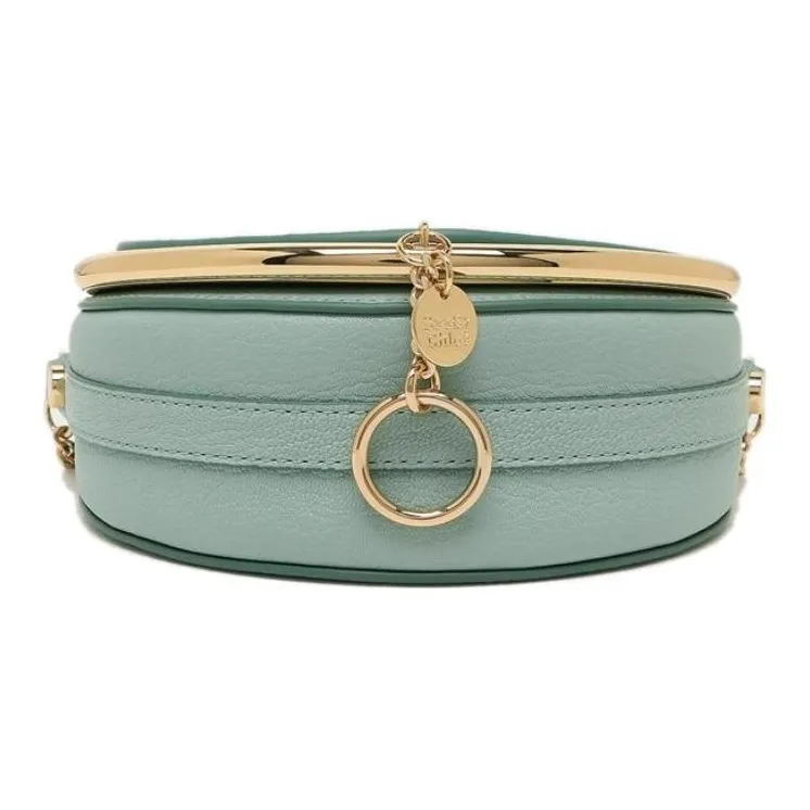 See By Chloe Leather Crossbody Bag, Shoulder Bag Women's Sky Blue-4