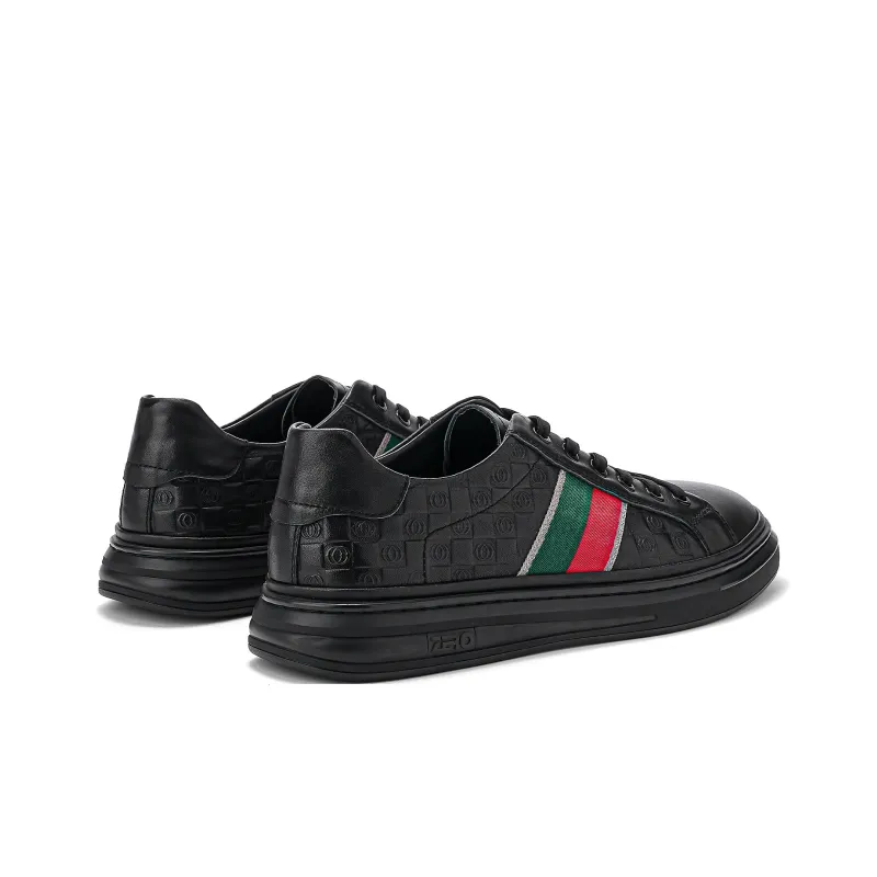 ZRO Skateboard Shoes Men Low Top Black/White-7