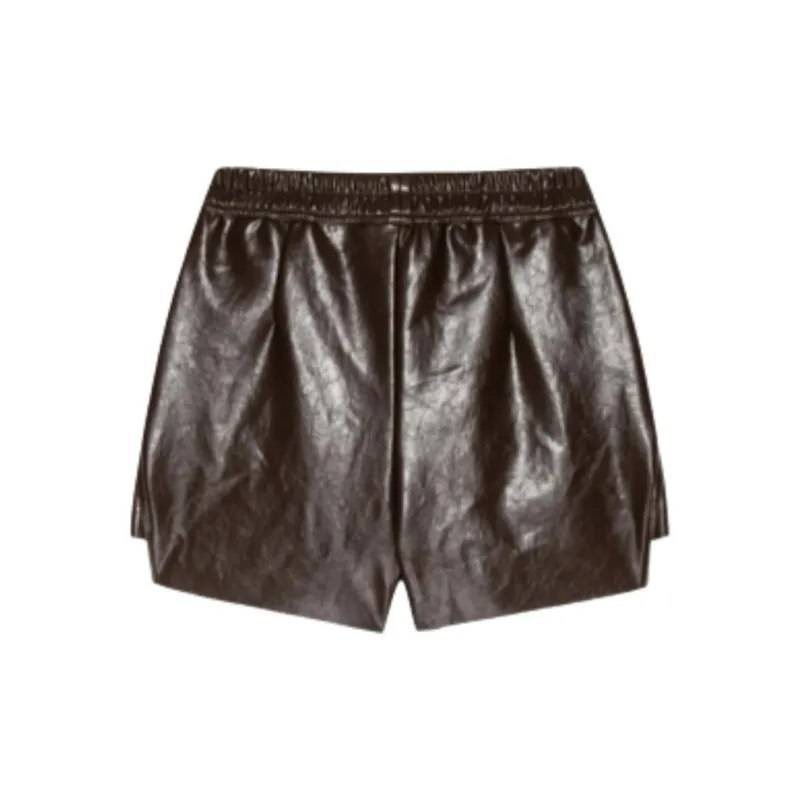 DKNY Casual Shorts Women's Dark Coffee-1