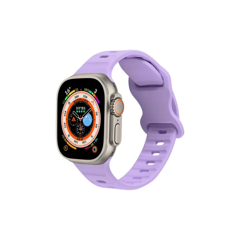 Cuttlefish Grid Watch Band Apple Compatibility Silicone Material-12