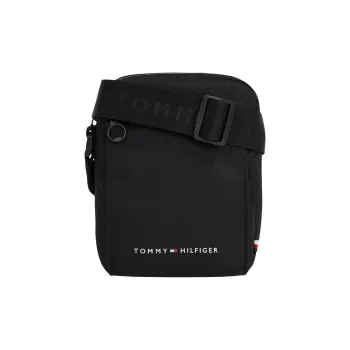 Tommy Hilfiger Polyester Shoulder Bag Crossbody Bag Regular Unisex Black