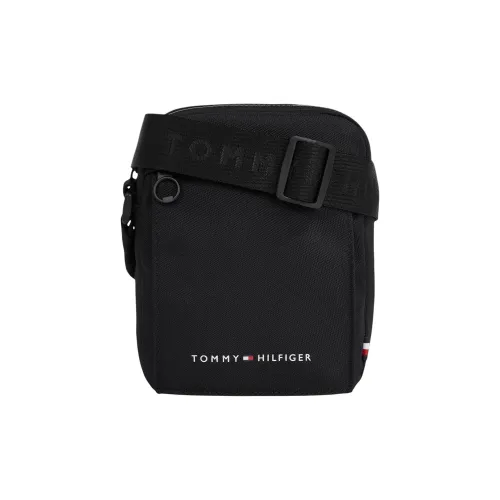 Tommy Hilfiger Polyester Shoulder Bag Crossbody Bag Regular Unisex Black