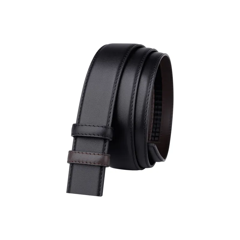 CATELLES Top Grain Cow Leather Headless Belt Men's 3.5cm-1
