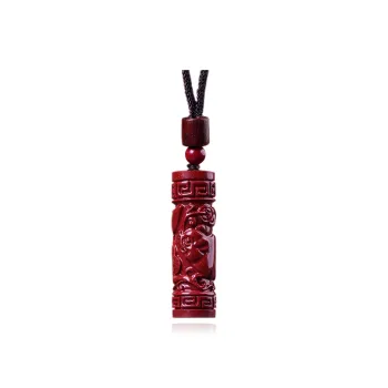EADDA JEWELRY Cinnabar Necklaces Unisex