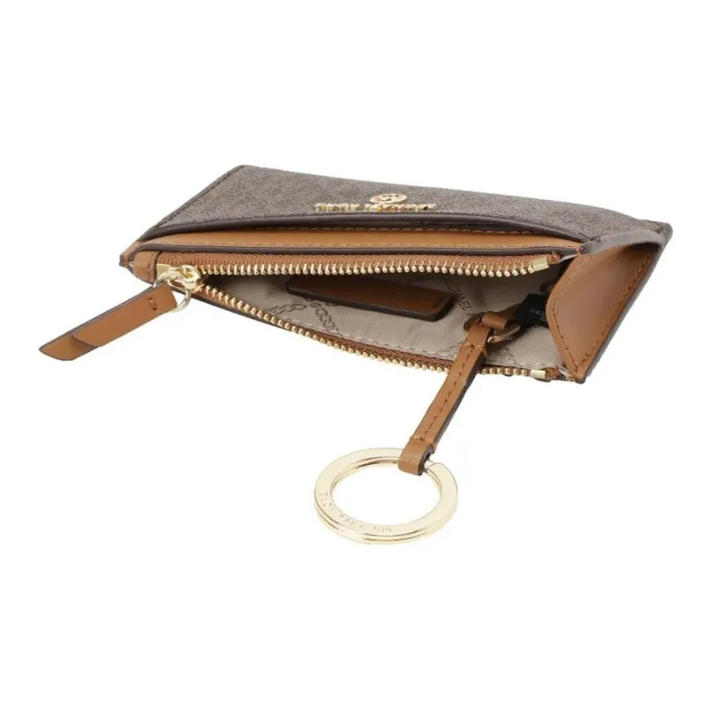 MICHAEL KORS Leather Wallet Women's Brown-3