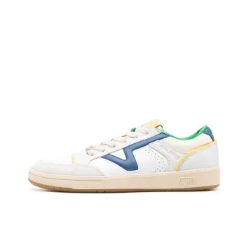 Vans Lowland CC Anti Slip Wear Resistant Low Top Skateboard Shoes Men's White Blue