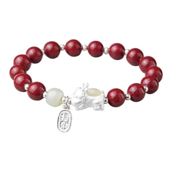 Moonstone Edge Cinnabar Bracelets Unisex