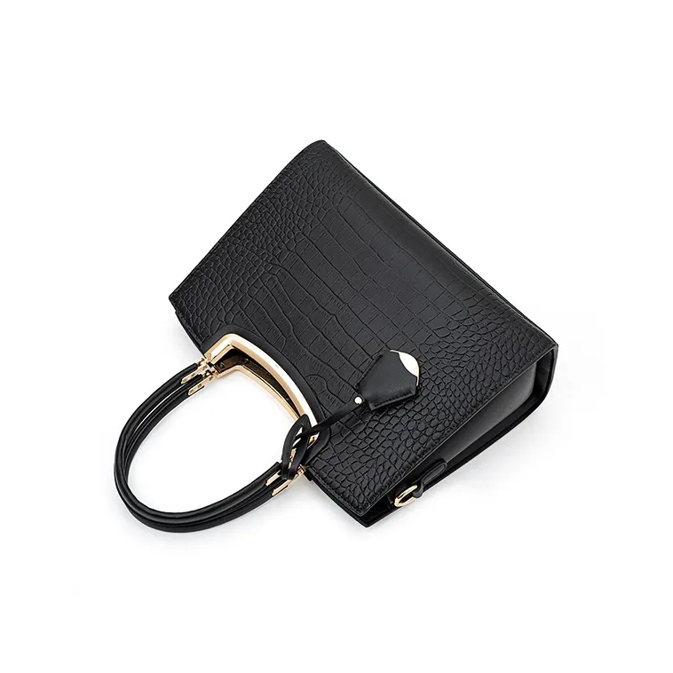 Vigno Synthetic Leather Handbags Crossbody Bags Large Size Women's White/Black-26