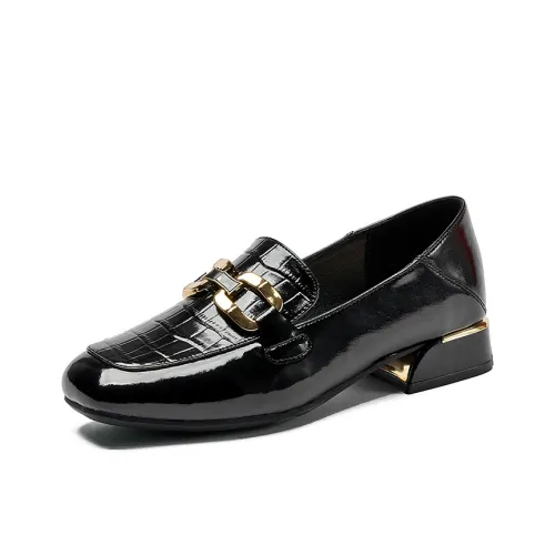 Guci Tianlun Loafers Women's Black