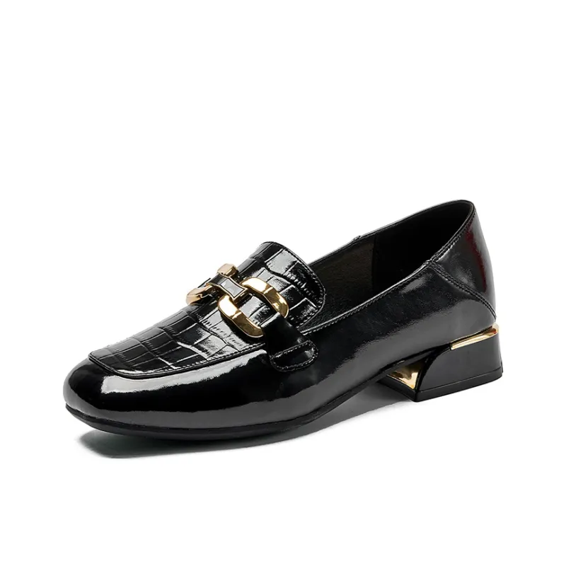 Guci Tianlun Loafers Women's Black-0