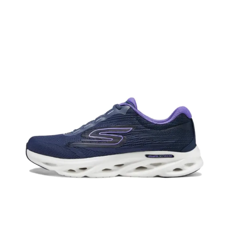 Skechers WOMEN'S GO Series Anti Slip Wear Resistant Low Top Casual Running Shoes Women's Blue-0