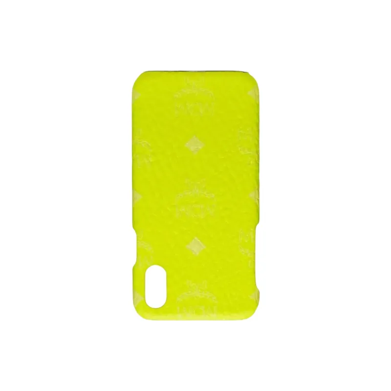 MCM Coated Canvas Material Fashion Minimalist Style Phone Cases Compatible With IPhone X/XS Solid Color-3