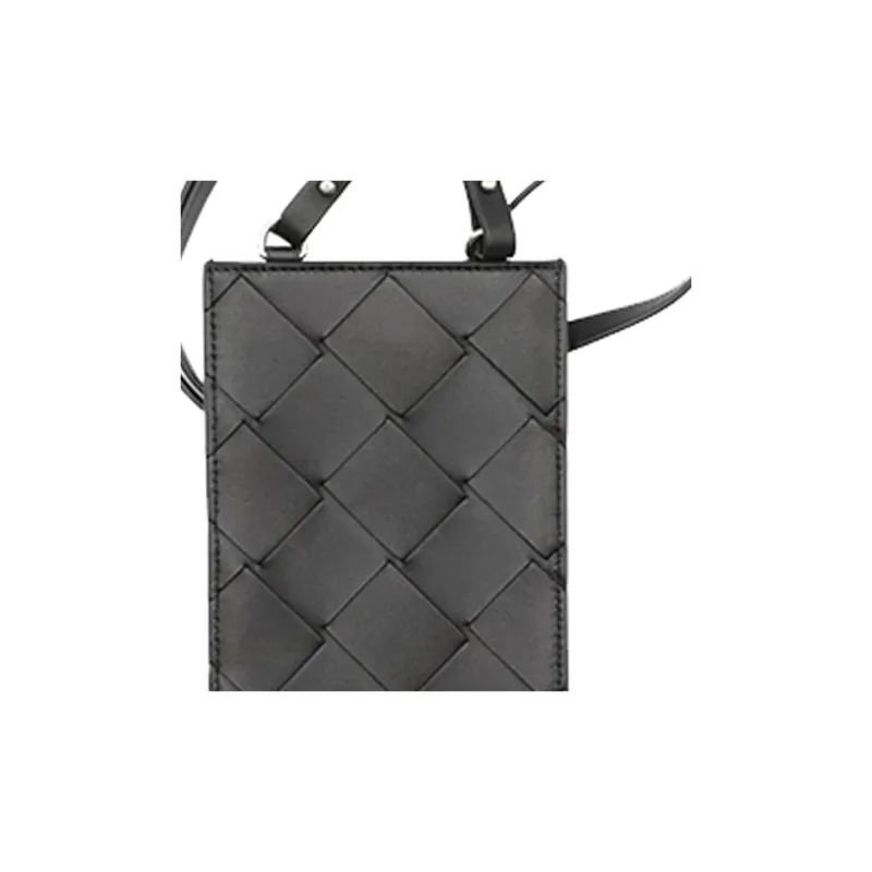 Bottega Veneta Leather Card Holder Black-3