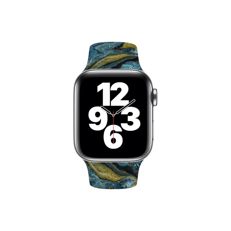 ZHENGGUANG Watch Band Apple Compatibility Silicone Material-6