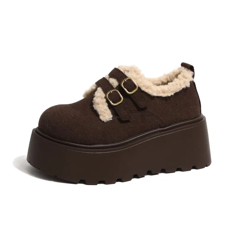 LIANGHUO Women's Casual Shoes Women's Chestnut-6
