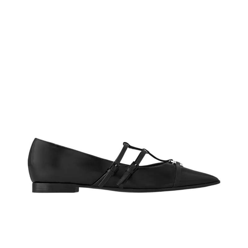 LOUIS VUITTON 6AM Flat Casual Single Shoes Women's Black-1