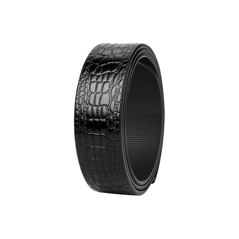 CATELLES Top Grain Cow Leather Leather Belts Men's Black/Coffee 3.5cm-2
