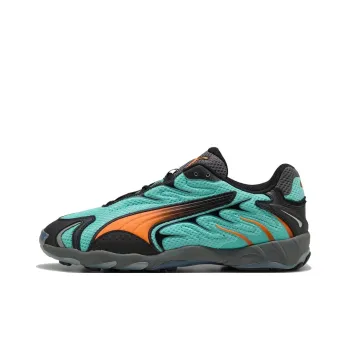 PUMA Inhale Anti Slip Wear Resistant Low Top Running Shoes Unisex Cyan Black Orange