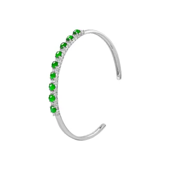 YUANYUXIANG Ice Type Jadeite Bangles Women's