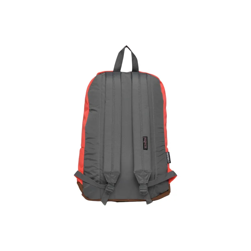 JanSport Polyester Backpack Medium Size Women's Dark Orange-3