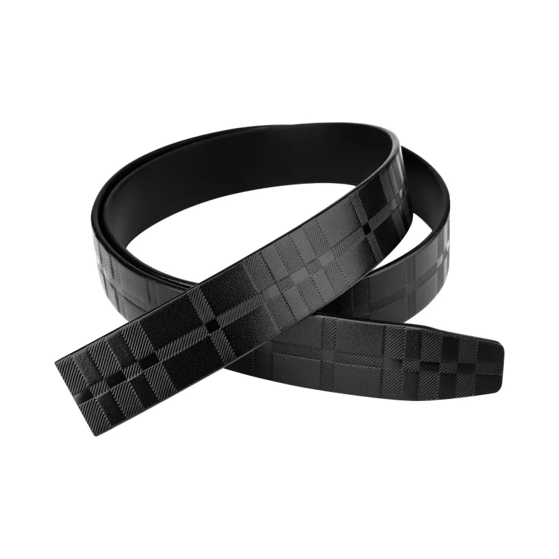 CATELLES Top Grain Cow Leather Headless Belt Men's 3.5cm-2