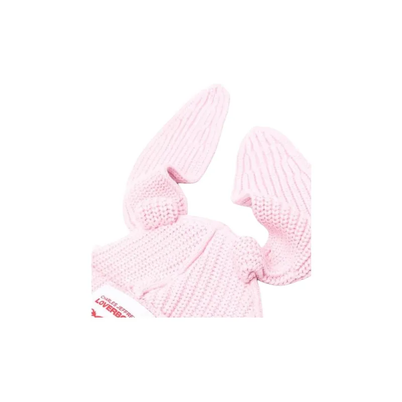 CHARLES JEFFREY Loverboy Chunky Rabbit Cotton Beanie-2