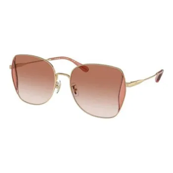 COACH Metal Butterfly Sunglasses Women's Gold
