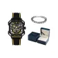 Black Dial Tapes[Cuban Bracelet+Limited Blue Box]