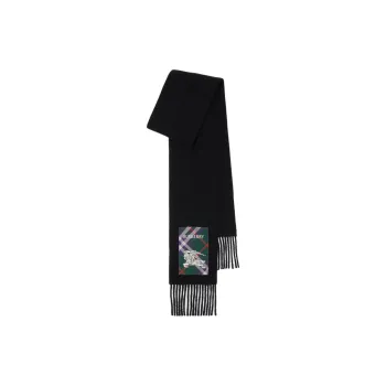 Burberry Check label Cashmere Scarf