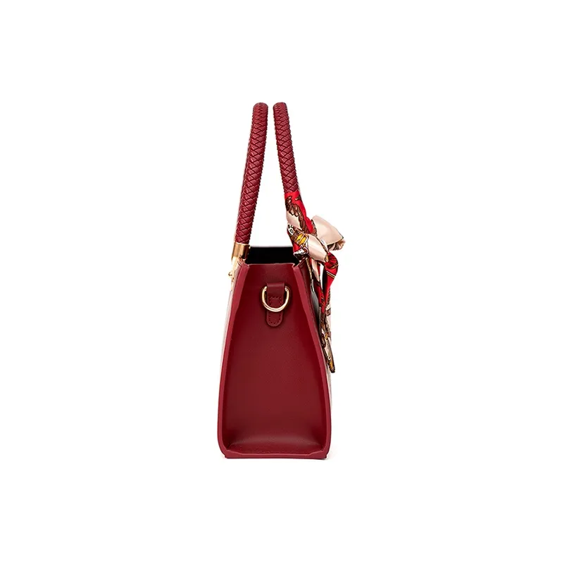Vigno Synthetic Leather Portable One Shoulder Crossbody Small Square Bag Regular Women's Multicolor-2