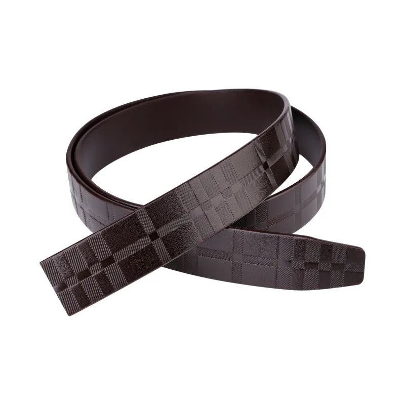 CATELLES Top Grain Cow Leather Headless Belt Men's 3.5cm-8