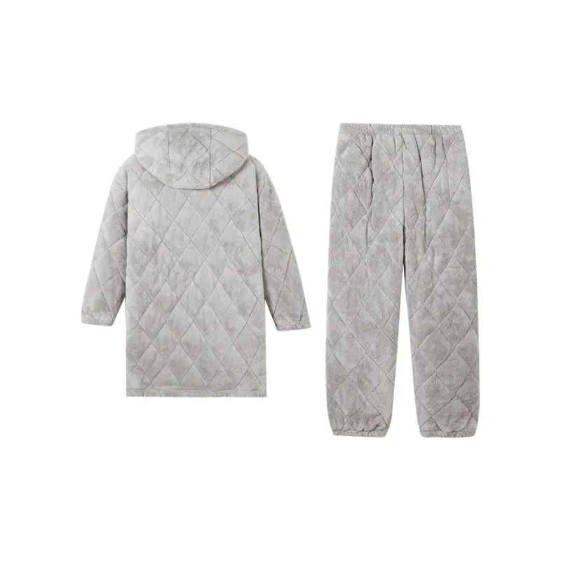 Kerener Pajama Set Women's Oat Gray-1