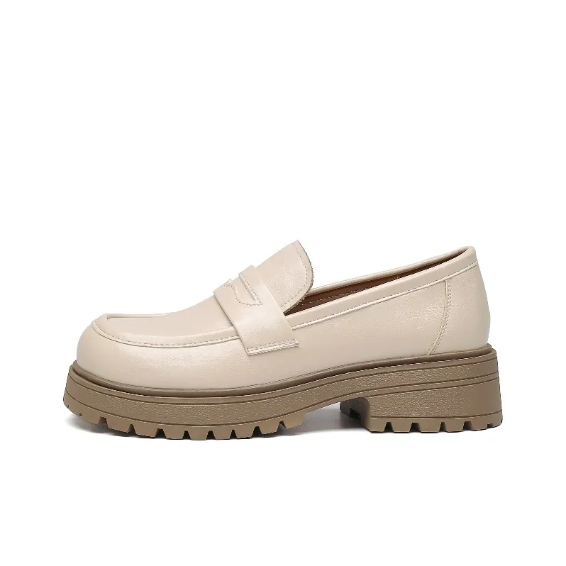 DUSTO Loafers Women's Black/Beige/Coffee-5
