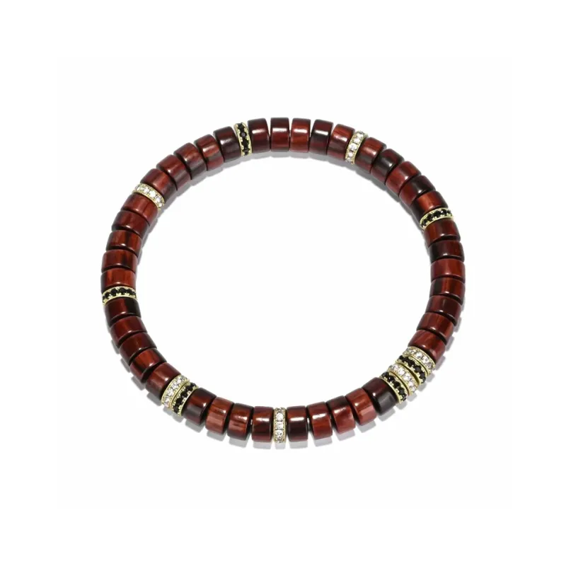 ZHOUDIWANG Bloodwood Bracelets Unisex-5