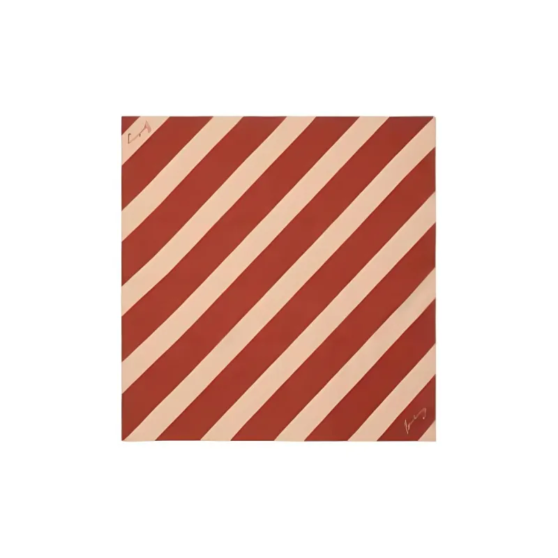 Burberry Cotton Silk Scarves Unisex Brown-0