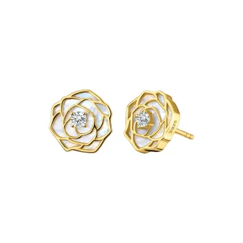 Disney S925 Silver Stud Earrings Women's