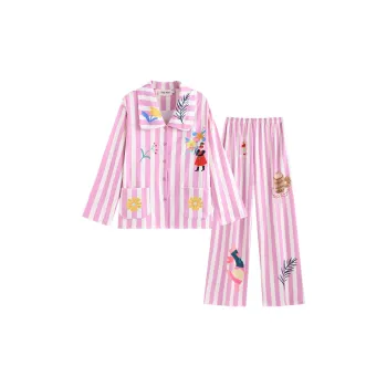 Wabi Town Pajama Set Women's Pink